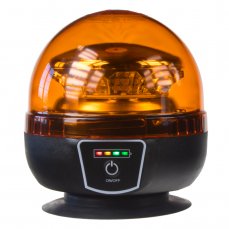AKU LED beacon, 12x3W, orange, magnet, R65