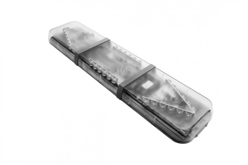 LED majáková rampa Optima 60 90cm, Oranžová, EHK R65 - Barva: Oranžová, Kryt: Barevný, LED moduly: 4ml