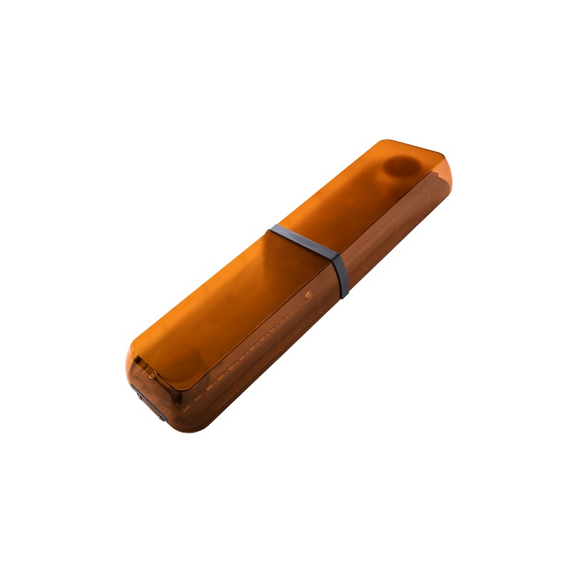 Another view of the orange LED lightbar Optima Eco90, length 90cm, height 9cm, 12/24V, R65 by P.P.H. STROBOS