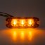 PROFI SLIM vnější oranžové výstražné LED světlo, 12-24 V, ECE R65