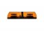 Oranžová LED majáková mini rampa Optima Eco90, délky 40cm, výšky 9cm, 12/24V, R65 od výrobce P.P.H. STROBOS-FB