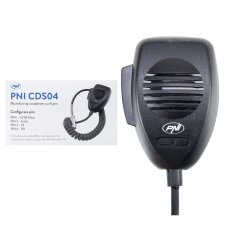 4pinový kondenzátorový mikrofon PNI CDS04 pro rozhlasovou stanici CB