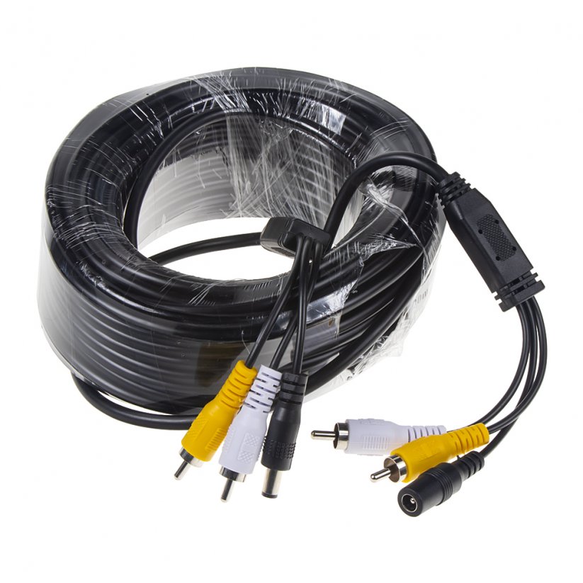 RCA audio/video cable, 20m