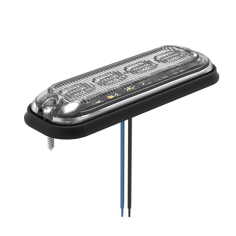 Warning light 4x4W LED, 12-24V, blue, ECE R10