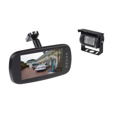 AHD kamerový set monitoru 7" na držák zrcátka se 2 x 4PIN + kamera + 15m kabel
