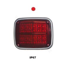 LED výstražné svetlo červené, 12 / 24V