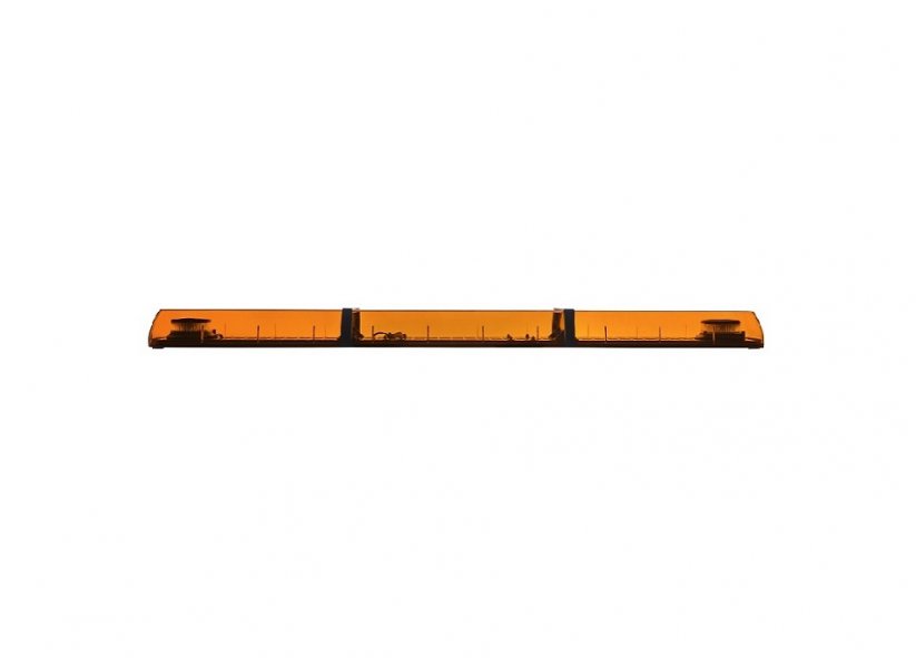 Orange LED lightbar Optima Eco90, length 160cm, height 9cm, 12/24V, R65 by P.P.H. STROBOS-FB