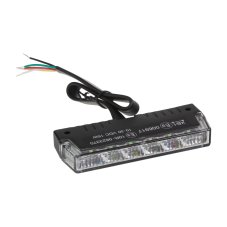 PROFI SLIM výstražné LED světlo vnější, do mřížky, modré, 12-24V, ECE R65