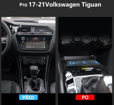 Qi indukční nabíječka telefonů VW Tiguan 2016-
