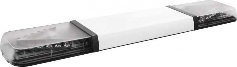 LED majáková rampa Optima 60 110cm, Oranžová, bílý střed, EHK R65 - Barva: Oranžová, Bílý střed: Ano, Kryt: Barevný, LED moduly: 4ml