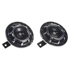 Disc horn (high and low tone), chrome, 120mm, 12V