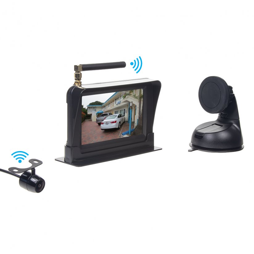 Wireless parking camera with LCD 4.3" display