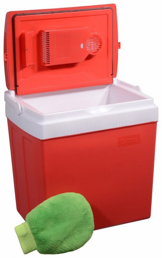 Cooling box 30litres RED 230/12V display with temperature