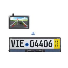 SET bezdrôtový digitálny kamerový systém s kamerou v ŠPZ so solárnym napájaním a monitorom 4,3"