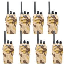 Sada 8 přenosných radiostanic PNI PMR R40 Camo včetně baterií, nabíječek a sluchátek