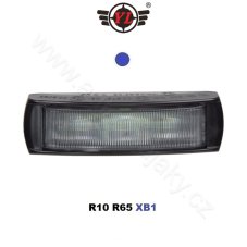 PREDATOR povrchové výstražné LED světlo, 4x 3 W, 12-24 V, modré, ECE R10, ECE R65