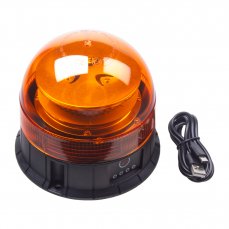 AKU LED maják, 39xLED oranžová, magnet, ECE R65