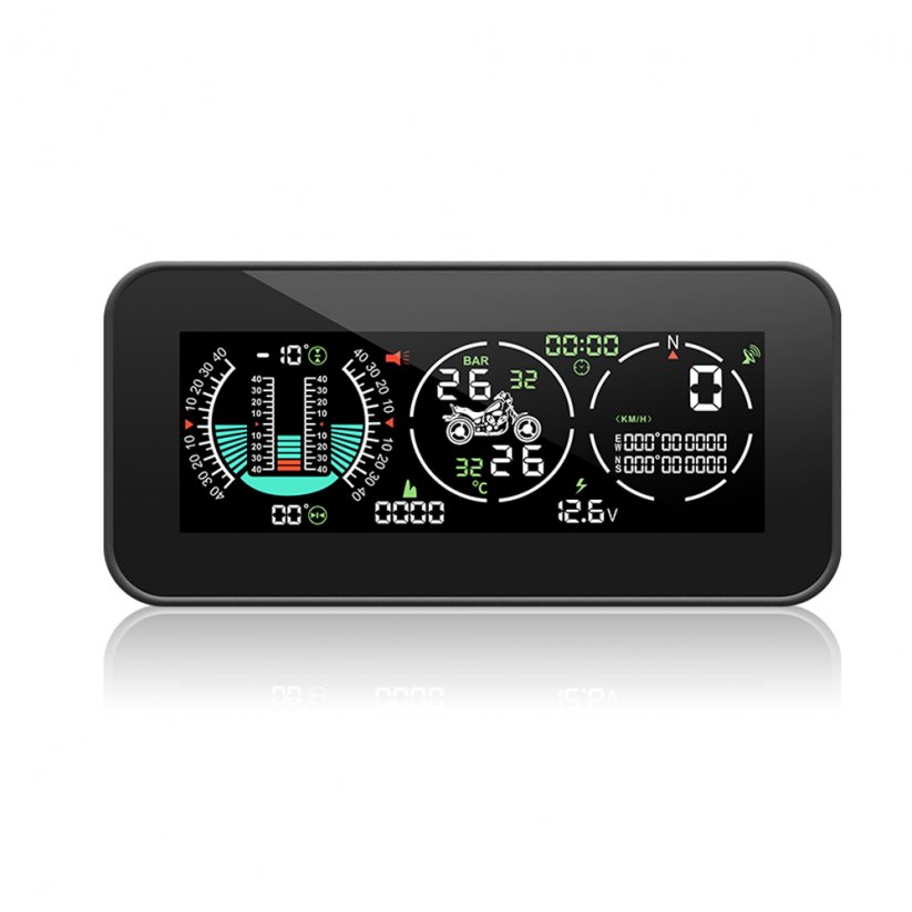 On-board DISPLAY 4,2" LCD, GPS speedometer, TPMS (tyre pressure monitoring) for motorcycle