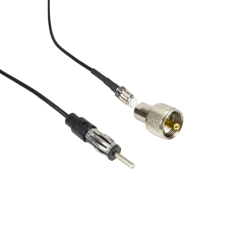 CB anténa PNI Duplex 2000 CB-FM, 26-28MHz (CB), 87-108MHz (FM), CB kabel a FM kabel 5 metrů, sklolaminát, délka 490 mm