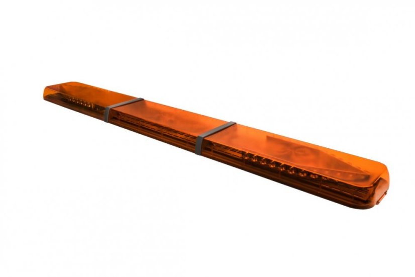 LED majáková rampa Optima 60C 160cm, Oranžová, EHK R65 - Barva: Oranžová, Bílý střed: Ne, Kryt: Barevný, LED moduly: 4ml