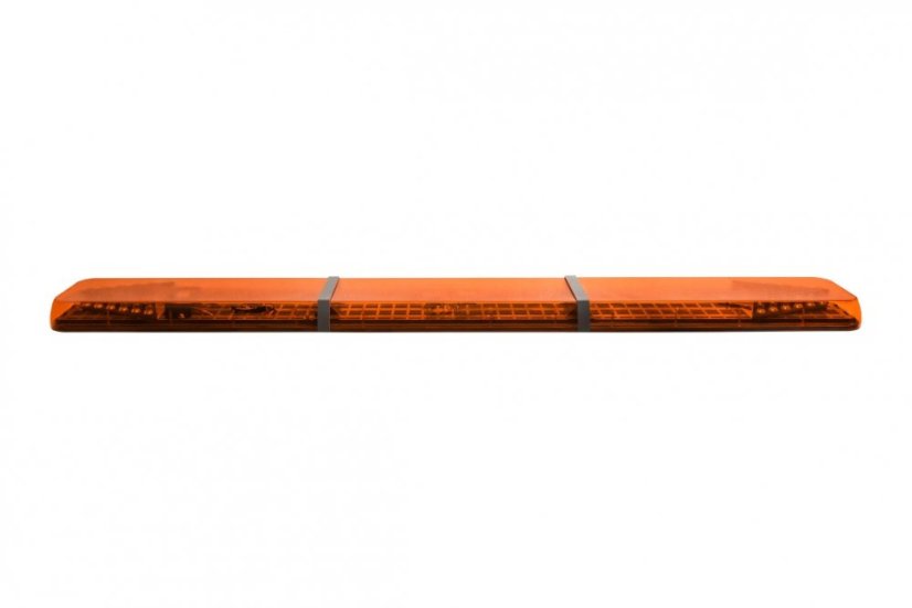 LED majáková rampa Optima 60C 160cm, Oranžová, EHK R65 - Barva: Oranžová, Bílý střed: Ne, Kryt: Barevný, LED moduly: 4ml