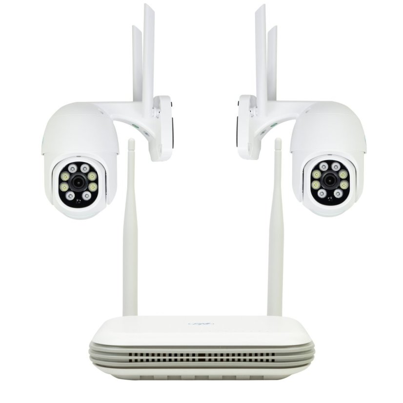 PNI WiFi800 NVR + 2 venkovní kamery PNI IP840 8MP 4K