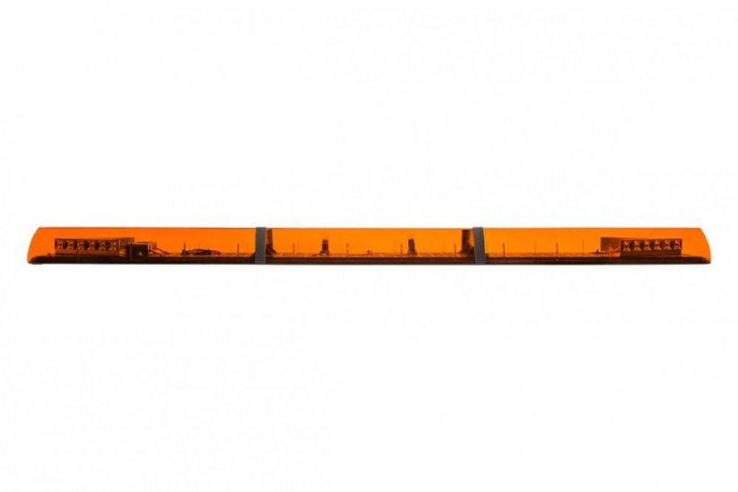 LED majáková rampa Optima 90C 160cm, Oranžová, EHK R65 - Barva: Oranžová, Bílý střed: Ne, Kryt: Barevný, LED moduly: 4ml