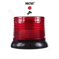 LED maják červený 12/24V, pevná montáž, 40X LED 0,5W LED maják červený 12/24V, pevná montáž, 40X LED 0,5W