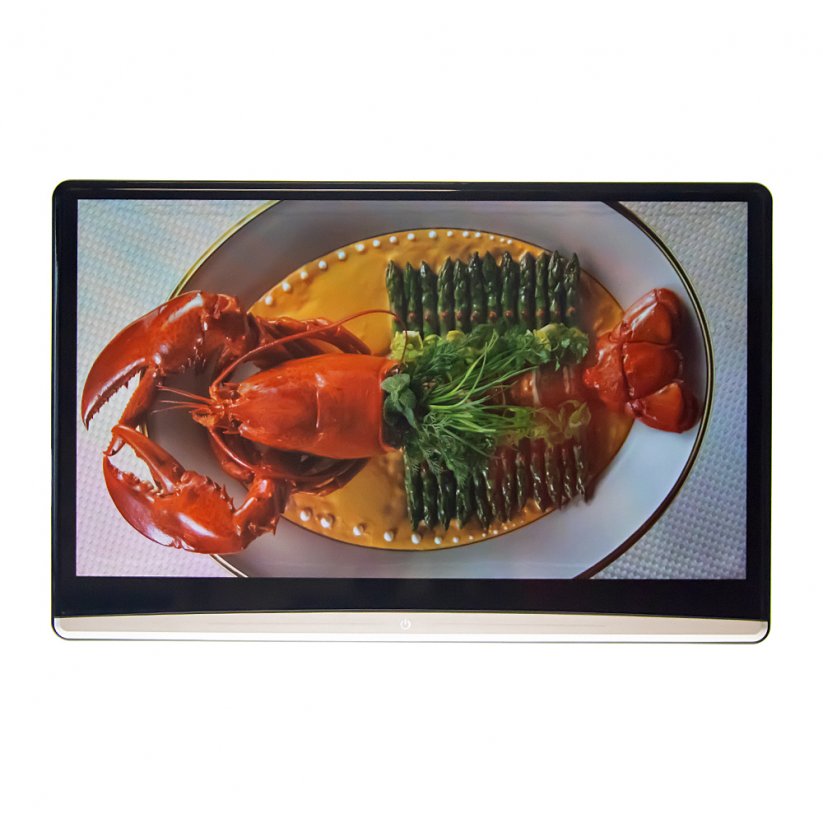 LCD monitor 13,3" OS Android/USB/SD/HDMI in/out with backrest mount