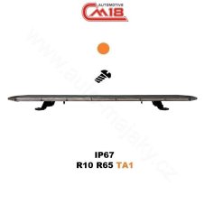 SLIM LED rampa 1220mm, oranžová, 12-24V, 36+168LED, ECE R65, bezdrátový ovladač