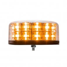 LED maják oranžový 12/24V, pevná montáž, 24x LED 3W, R65
