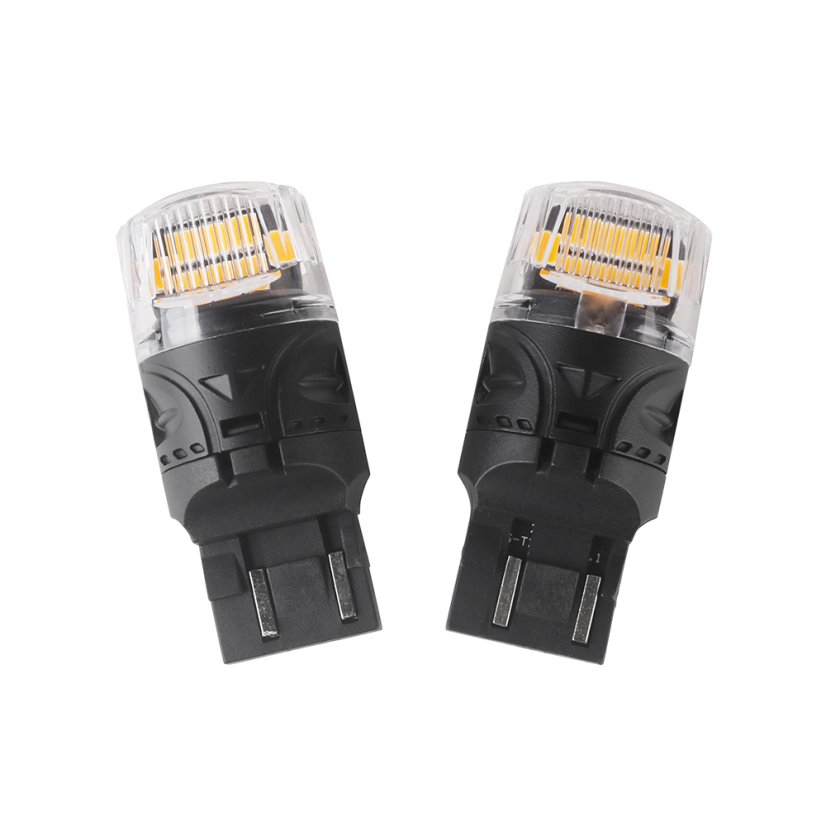LED T20 (7443) oranžová, 12V, 16LED 2835SMD