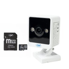 Súprava videokamery PNI IP744 4MP s IP, detekciou pohybu + pamäťová karta PNI 128 GB MicroSD s adaptérom SD