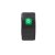 Rocker switch green backlight