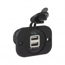 2x USB charger (socket) waterproof in the panel