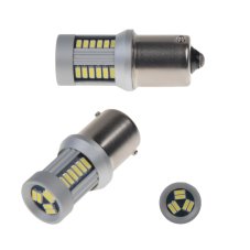 LED BA15s biela, 12-24V, 30LED/4014SMD