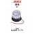 LED maják, 12-24V, modro-červený, pevná montáž, ECE R65