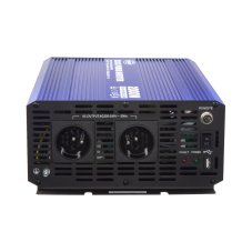 Sine wave voltage converter from 24/230V + USB, 2000W