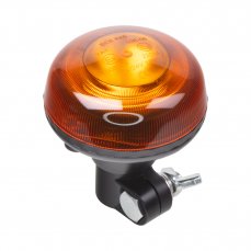 LED beacon, 12-24V, 18xLED orange, on holder, ECE R65