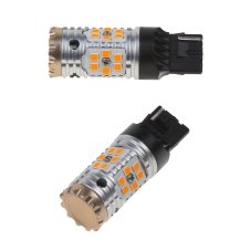 LED T20 (7440) oranžová, CAN-BUS, 12-24V, 24LED/3030SMD