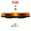 Orange LED Light Bar, 20 LEDs, Magnet, 12-24 V, 304 mm, ECE R65/R10