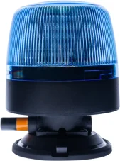 LED beacon blue 12/24V, vacuum holder, 24X3W LED, R65