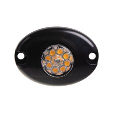2x PROFI warning LED light, external orange, 12-24V, ECE R65