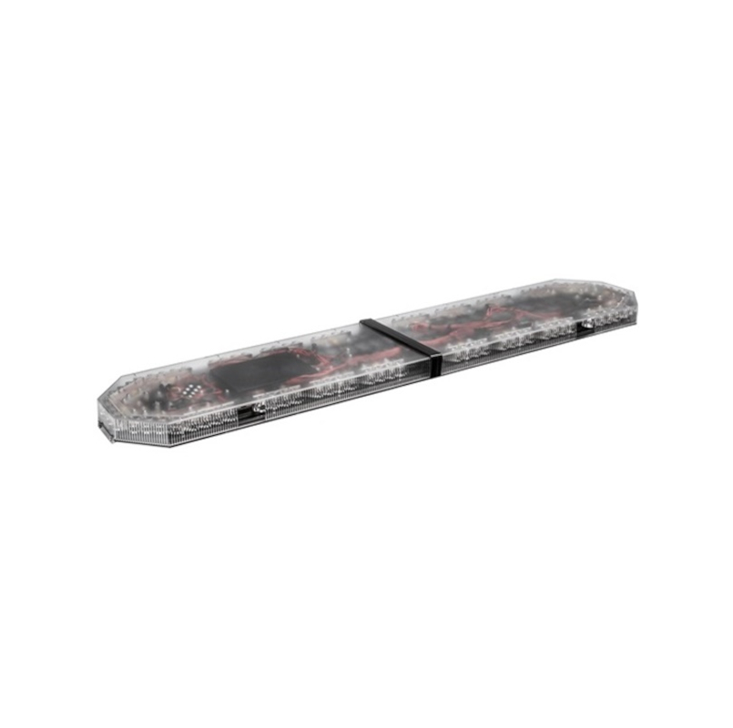 LED lightbar Montana 90cm, Blue-red, ECE R65 - Lens: Colored, LED modules: 10ml