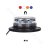 LED beacon, 12-24V, 12x3W multicolour, magnet