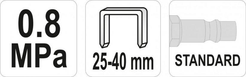 Pneumatická sešívačka 25-40 mm