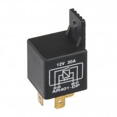 Switching relay 12V, 30A with diode