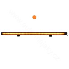 Gumové výstražné LED světlo vnější, oranžové, 12/24V, 540mm