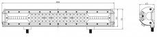 LED ramp, 84x3W, 484mm, ECE R10