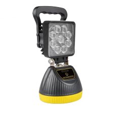 AKU LED světlo s magnetem, bílá/oranžová, 9x3W